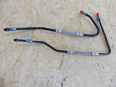 BMW Brake Master Cylinder Hoses Lines (Pair) 34326775101 09-18 5, 6, 7 Series